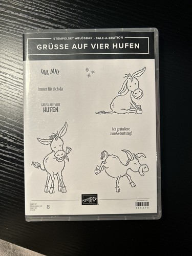 Stampin grüsse auf vier - stampin, up,