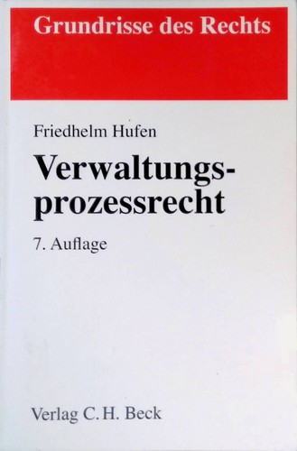 Verwaltungsprozessrecht