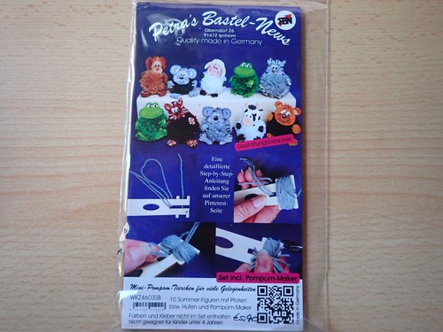 Bastelset mini pompom - bastelset, 10