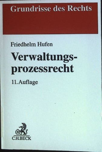 Verwaltungsprozessrecht