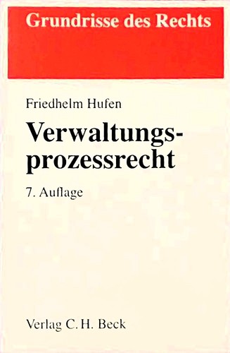 Verwaltungsprozessrecht