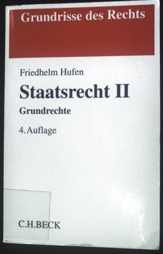 Staatsrecht grundrechte - :,