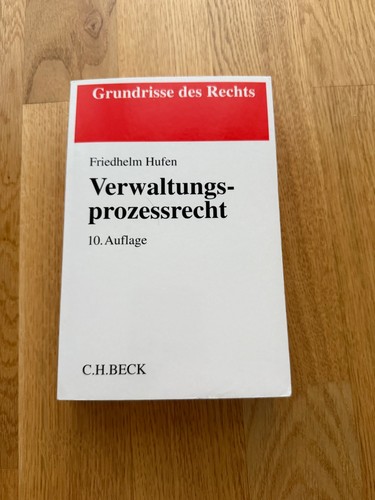 Verwaltungsprozessrecht vwgo - verwaltungsprozessrecht,